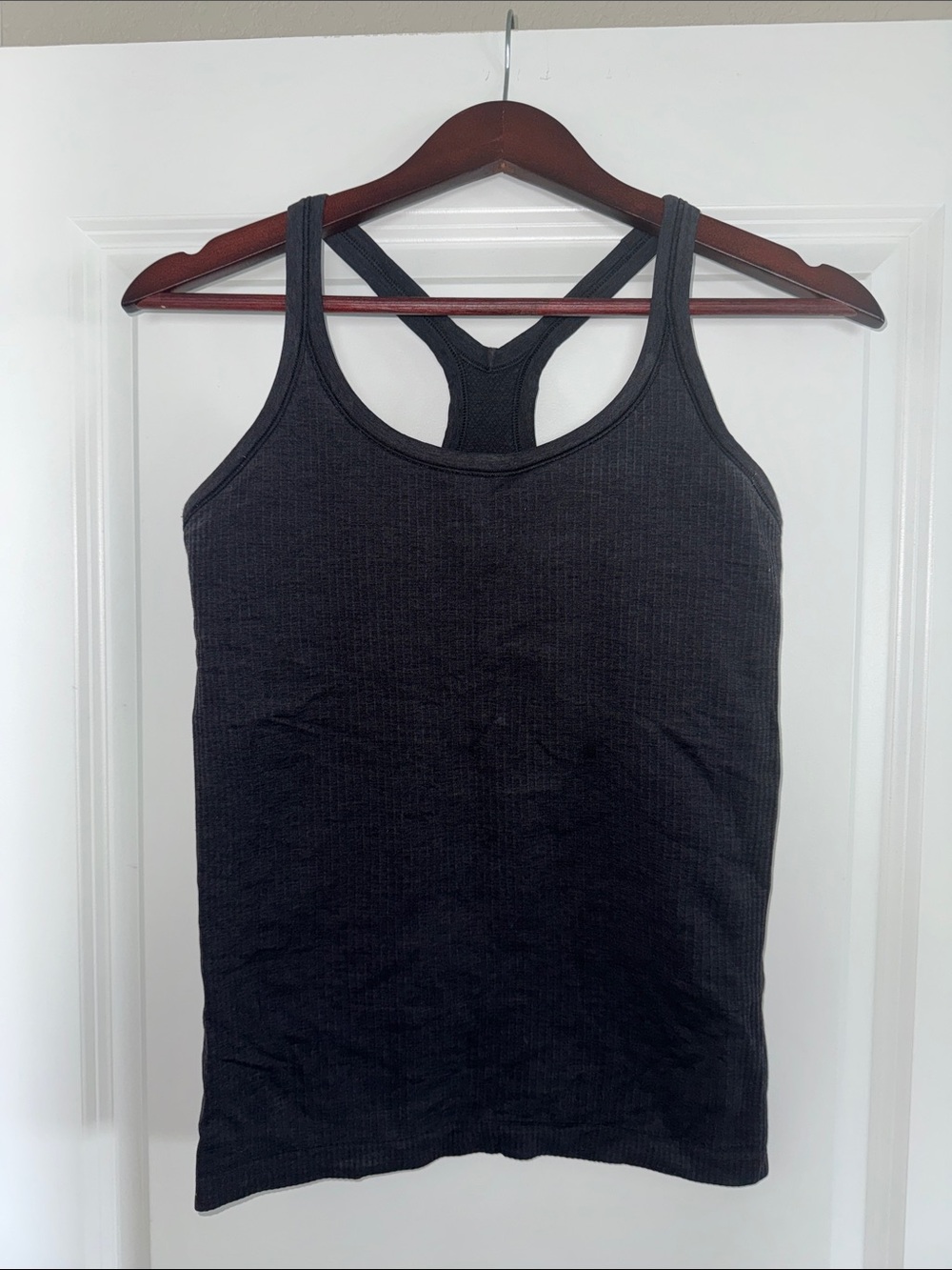 lululemon athletica Black Racerback Tank Top (Ebb to street)